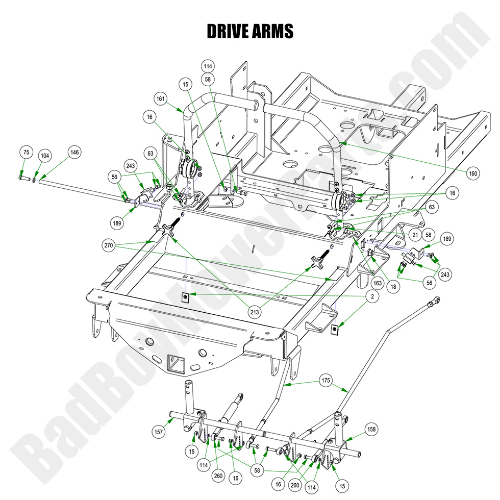 2023 Renegade - Diesel - Drive Arms